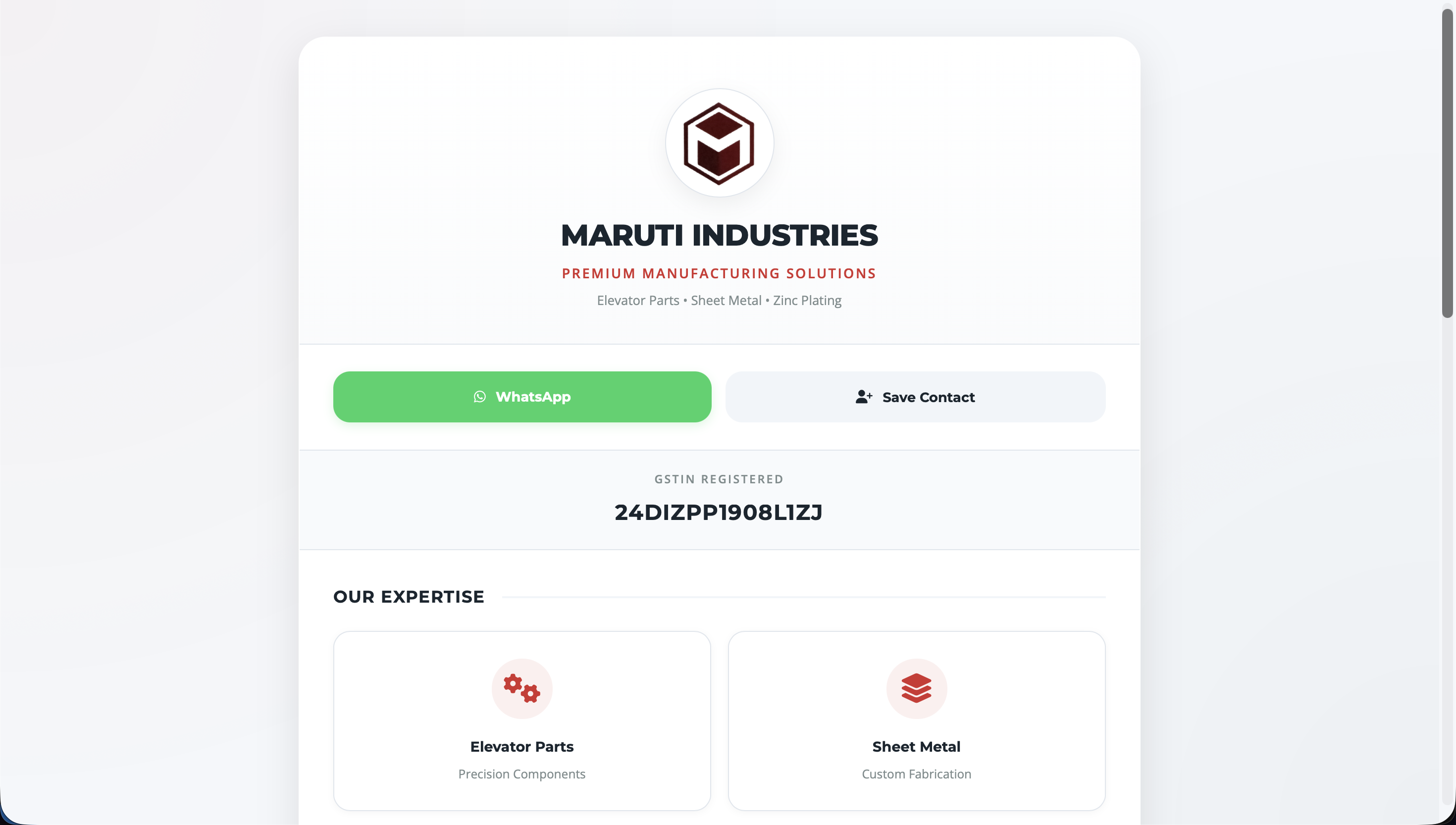 Premium Web Business Cards